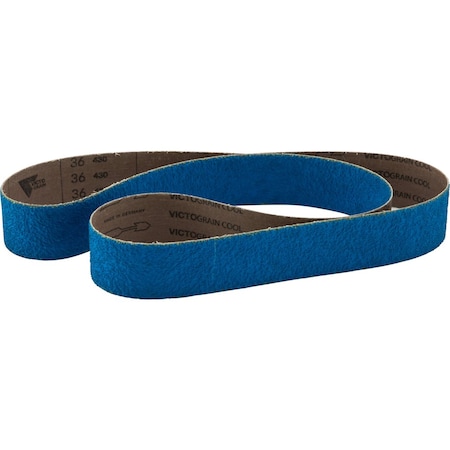Pferd Benchstand Belt, 2 in W, 60 in L, 36 Grit, Coarse, VICTOGRAIN-COOL 49407